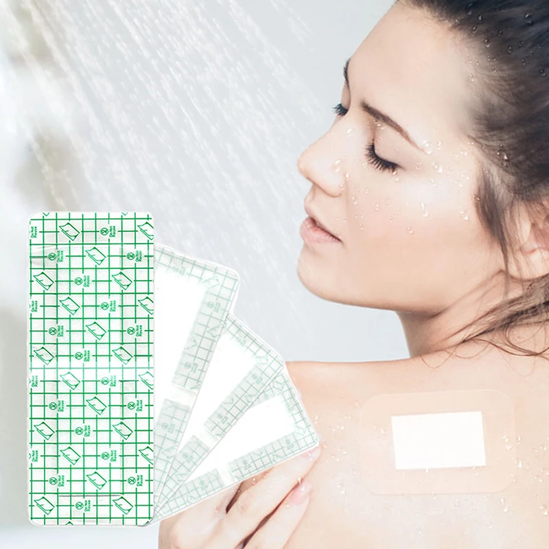 Hot 10/20pcs Waterproof Transparent PU Adhesive Wound Dressing Fixer Band Aid Bandage Wound Protective Sticker First Aid Tool