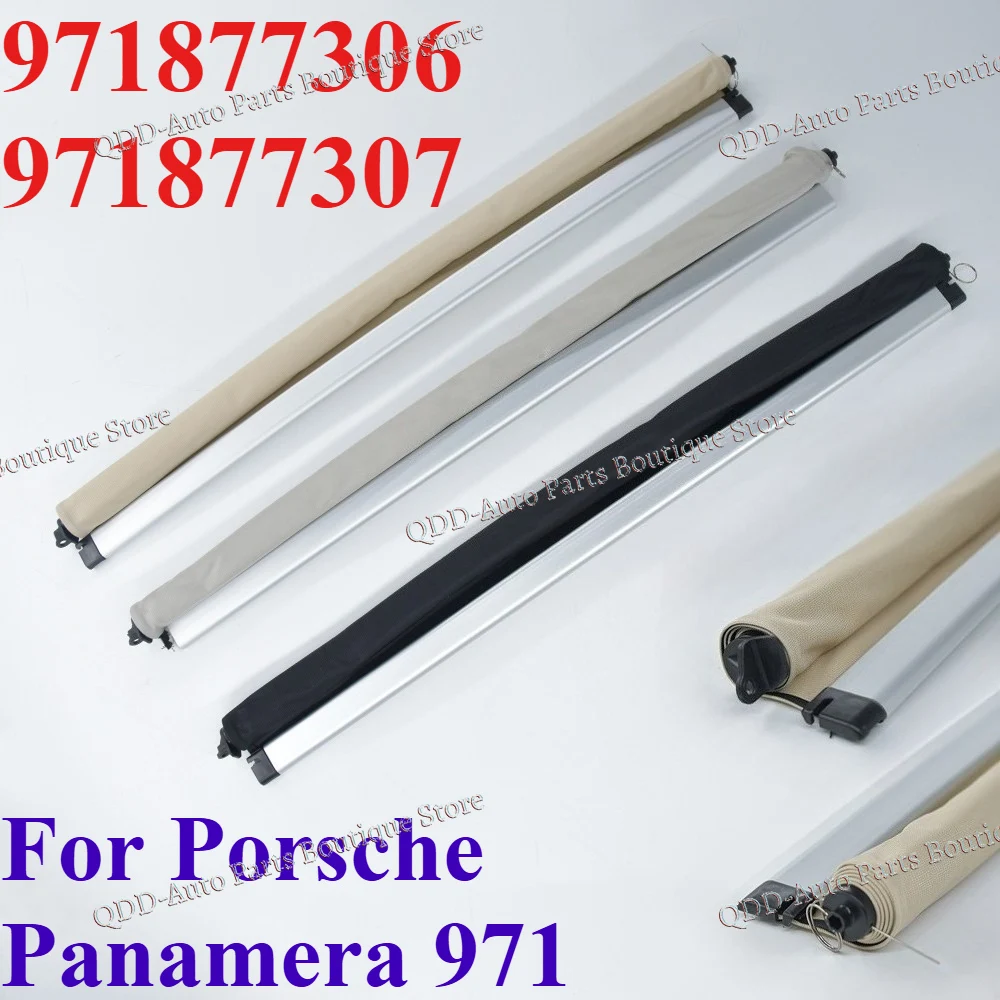 Przód Tył 971877306 971877307 Do Porsche Panamera 971 Samochodowy Panoramiczny Dach Przeciwsłoneczny Roleta Osłona Zasłona Zespół Rolki
