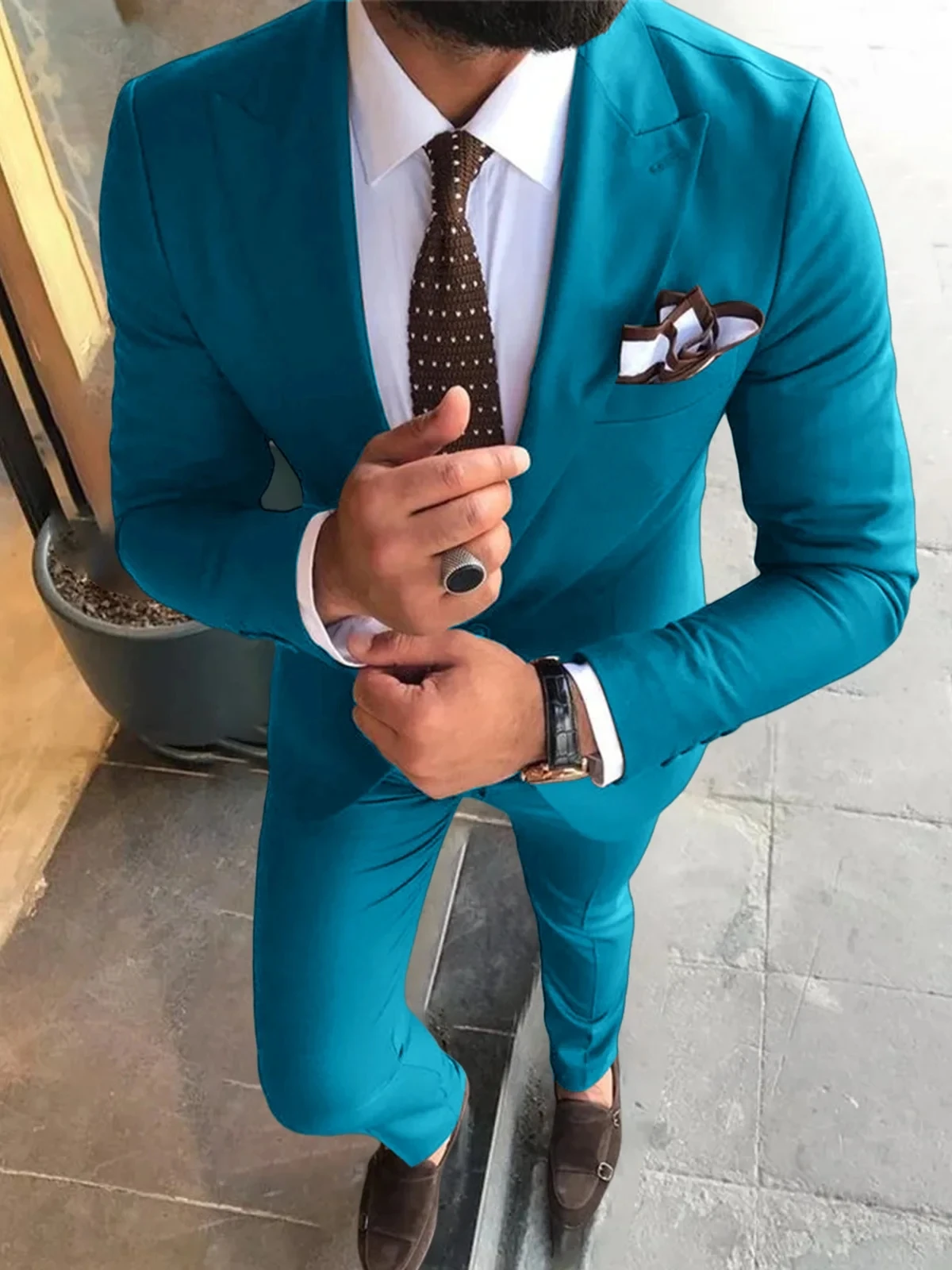 

Костюмы для мужчин, комплект из 2 предметов, свадебное платье для жениха и выпускного вечера, однобортный пиджак Terno, мужская одежда, куртка на заказ, брюки