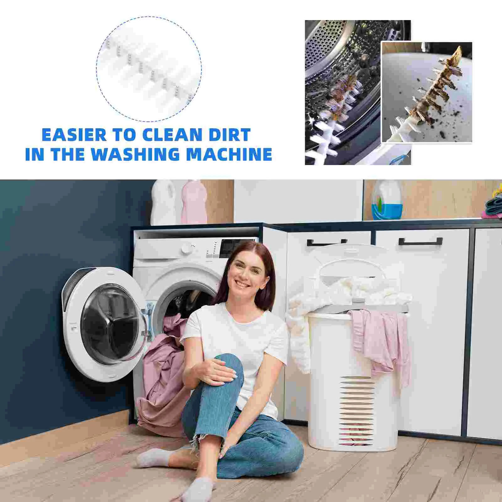 Washing Machine Brush Dryer Clean Washer for Drum Cleaning Lint Vacuum Attachment Hose Pipe