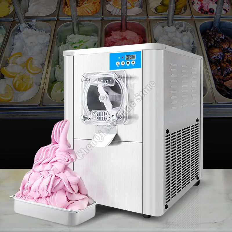 آلة الآيس كريم الصلبة التجارية سطح المكتب حفر آلة الآيس كريم الكرة الفولاذ المقاوم للصدأ آلة جيلاتو دفعة الفريزر #1