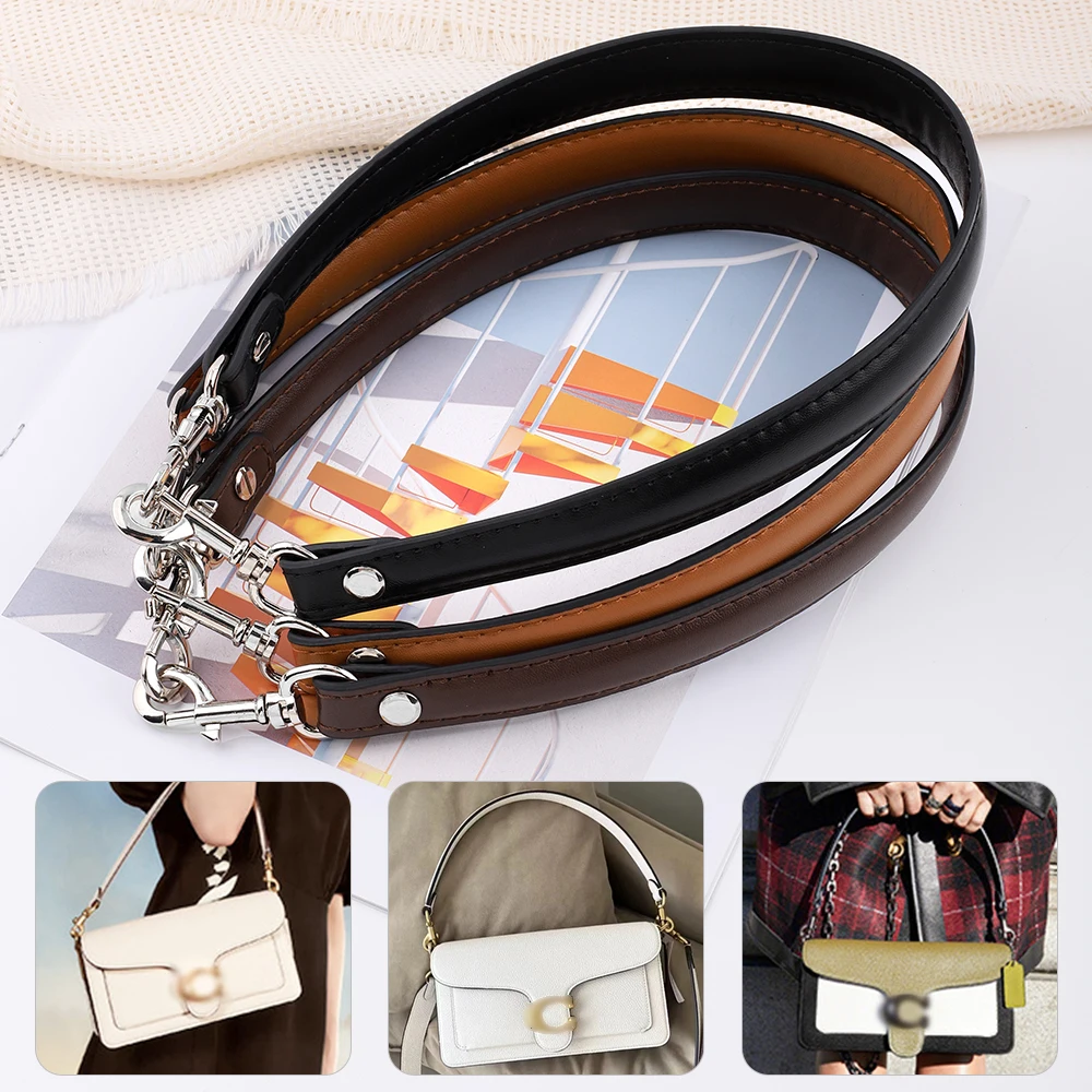 56cm High Quality Genuine Leather Bag Handle Shoulder Bag Strap Diy Replacement Handbag Strap For DIY Women Handmade Bag Straps