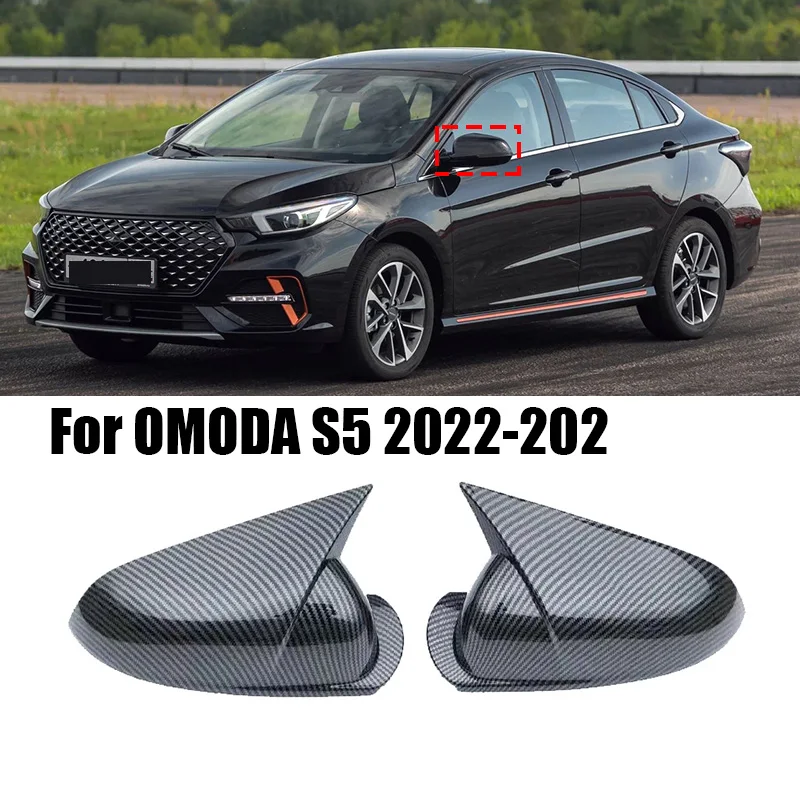 For OMODA S5 2022 2023 2024 GT Retrofitting of a pair of ABS side mirror covers on the rearview mirror housing