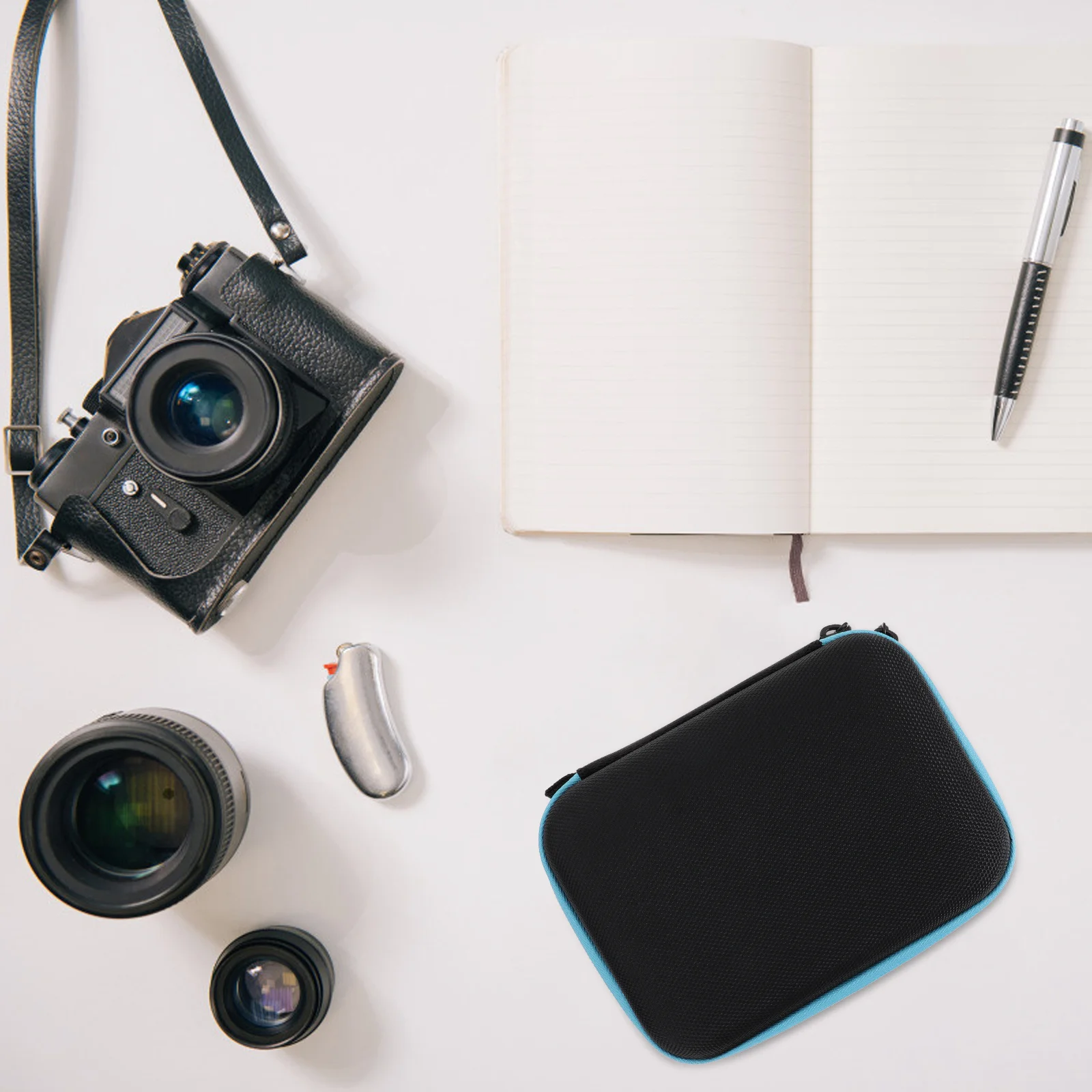 

Bag For With Mesh Action Camera Storage Case Pocket Shockproof Storage Pouch Travel Case Sports Camera Carrying Shell