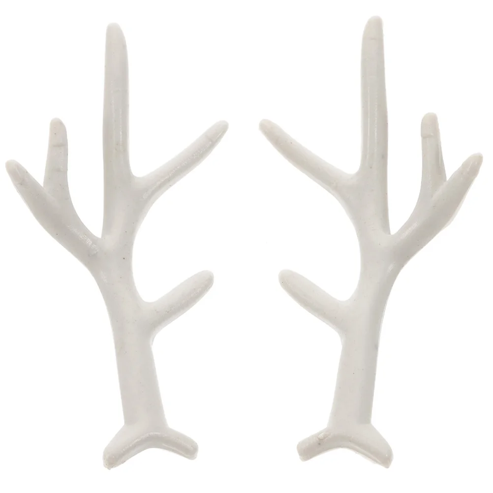 Head Band Antlers for Hairpins Artificial DIY Plastic Deer White Headdress Decor Crafts