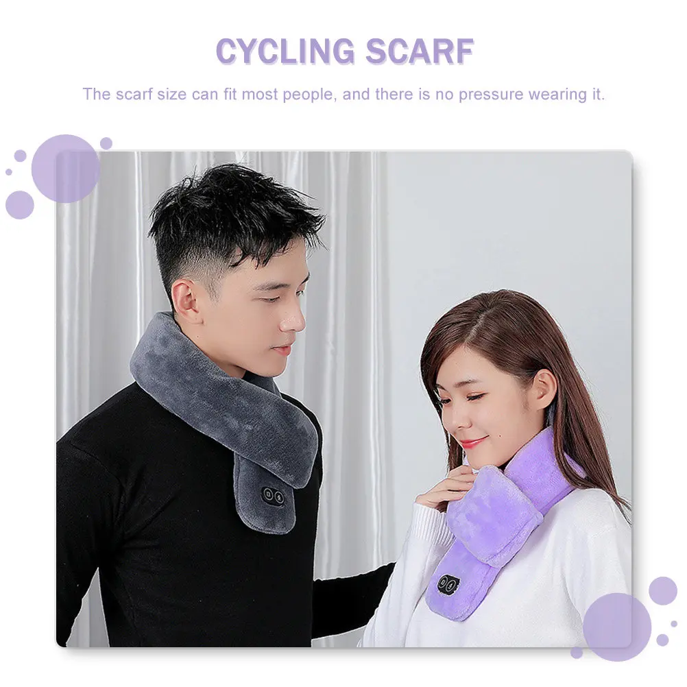 Heating Scarf Cold-Proof Warm Preservation Winter Supple Adjustable Temperature Outdoor Cycling Heated Neck Collar