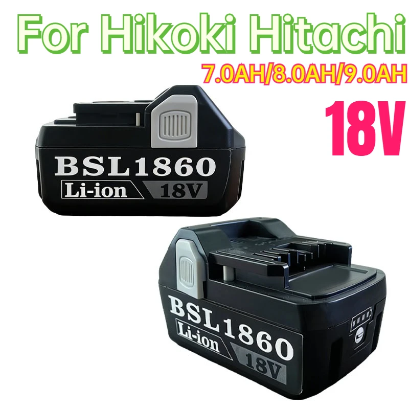 

Аккумулятор 9.0Ач для электроинструментов Hitachi/HiKOKI 18В, замена для моделей HiKOKI G3613DA, R18DSAL, BSL1860, BSL36A18.