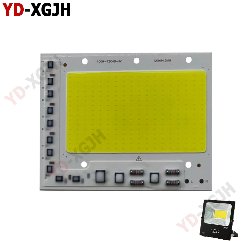 

220 В без привода LED50W100W150W200W лампа с чипом, уличный фонарь, прожектор для квадратной мастерской, склад, аксессуары для обслуживания