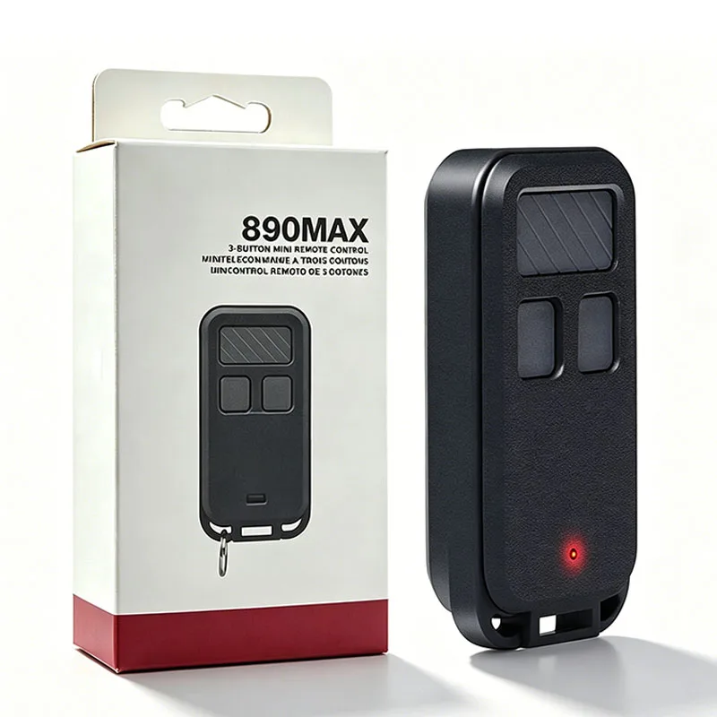 890MAX Mini Key Chain Garage Door Opener / Garage Door Remote Control for 891MAX 892MAX 893MAX 895MAX 310MHz 315MHz 390MHz