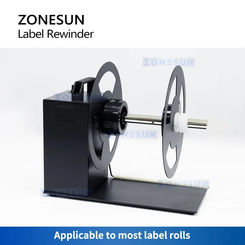 ZONESUN Automatic Rewinding Machine Label Rewinder Barcode Serial Number Label Reeler Sticker ZS-LRA8