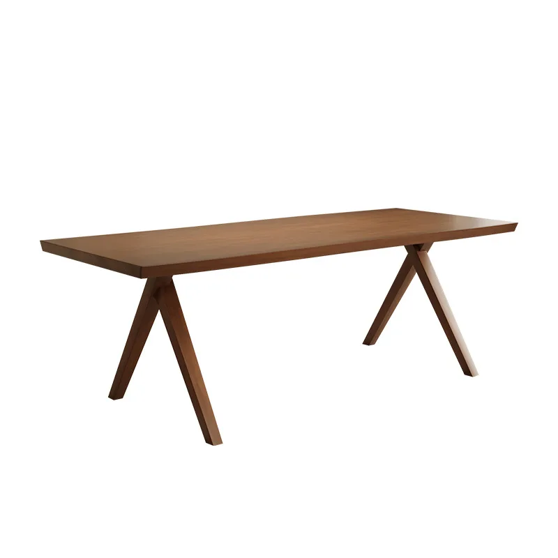 

Wabi Stillwind small apartment eating table, home restaurant solid wood dining table and chairs, combination