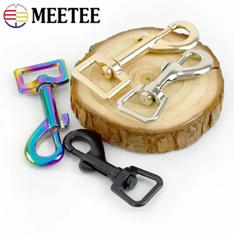 5/10/20Pcs15/20/25mm Metal Lobster Buckle Dog Collar Clamp Hook Bag Strap Swivel Snap Buckles Keychain Carabiner Clasp Accessory