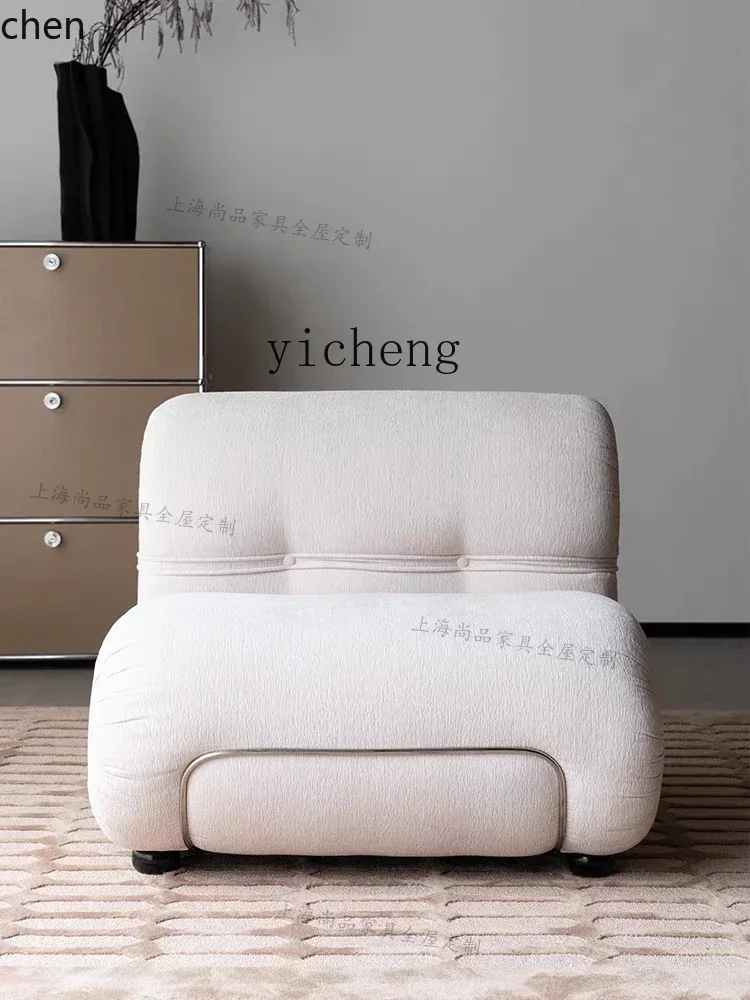 ZMLNordic Simple Fabric Internet-Famous and Vintage Sofa Leisure Chair Small Apartment Sofa