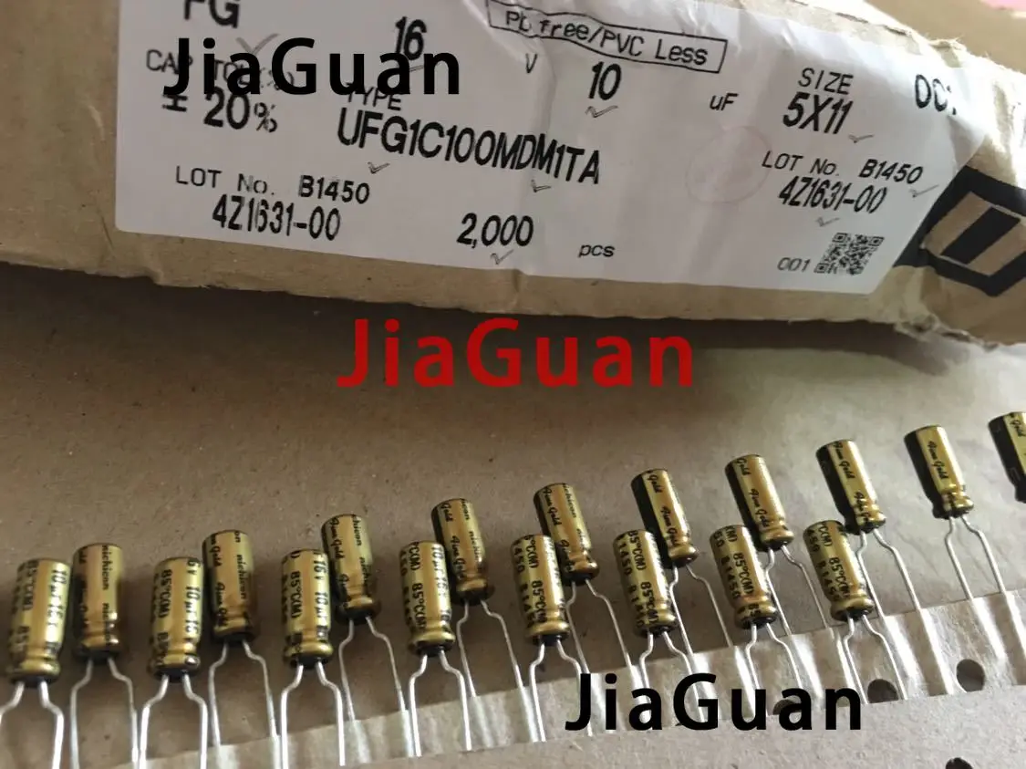 20PCS NICHICON FG 16V10UF 5x11MM fine gold 10UF 16V FineGold MUSE Amplifier Audio Capacitor 10uf/16v 10UF16V