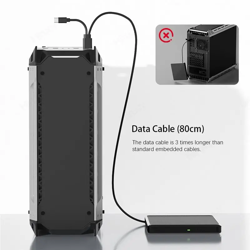CD/DVD Player USB3.0 External CD/DVD RW Optical Drive Long Data Cable Writer Burner For Laptop Desktop PC11 10
