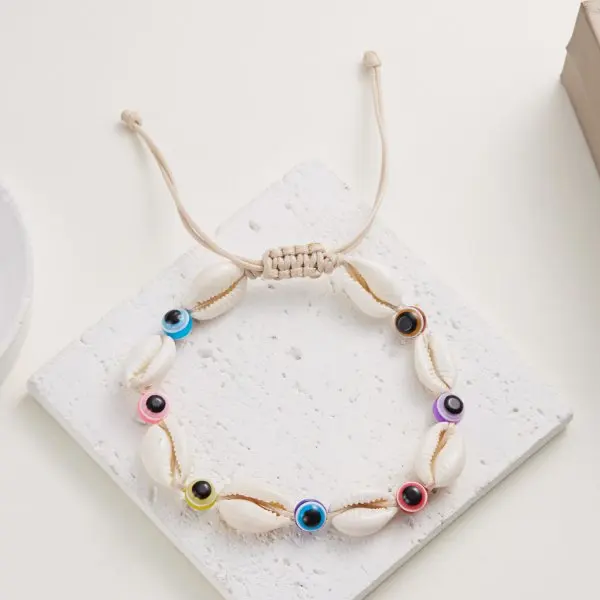 Boho Shell Rope Bracelet for Couples, Romantic Gift