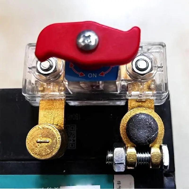 Heavy Duty 12V-24V Battery Disconnect Switches For Trucks Large Vehicles With Copper Construction Cut Off Switches Breaker H9EE