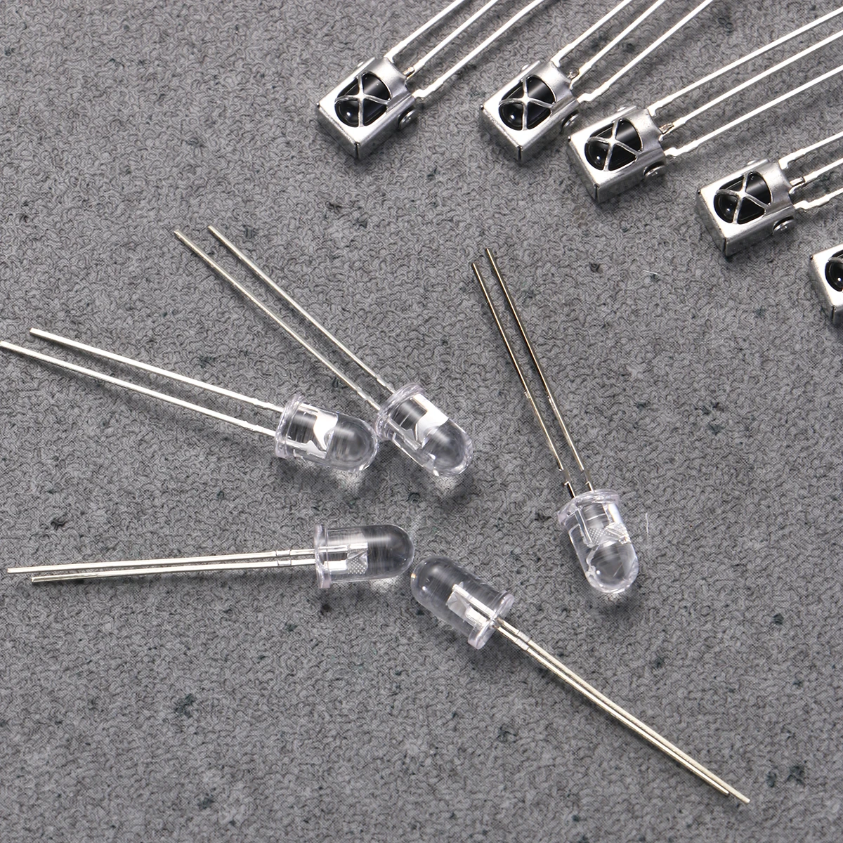 

10pcs 5 Pairs Infrared Emitter Receiver 3 Legs 18-20M 30Mm For Audio Dvd Ac Lighting Ir Devices Transmission Parts