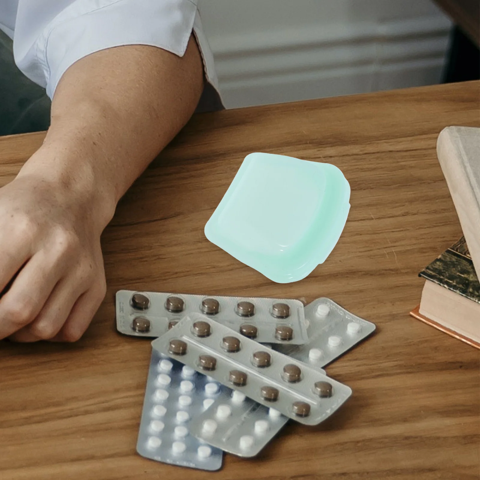 

Портативный силиконовый прозрачный чехол для лекарств, дорожная сумка для лекарств, многоразовый мини-органайзер для путешествий, держатель для лекарств, 50 мл