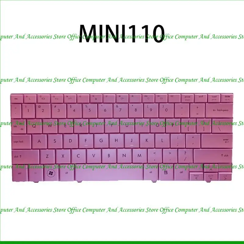 U55C لـ MINI 110 Layout Learboard Keyboard Pink