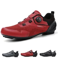 ACKOOR MTB zapatos de ciclismo hombres de gran tamaño nuevo SPD tacos autoblocantes zapatos de bicicleta de carretera de carreras mujeres zapatillas planas ultraligeras para bicicleta