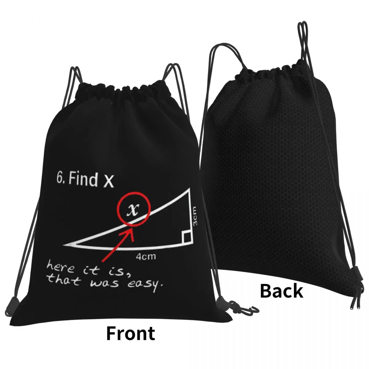 Slushy Noobz Martin Hamzah Find Backpacks Multi-function Drawstring Bundle Pocket Sundries Bag Book Bags for Travel School