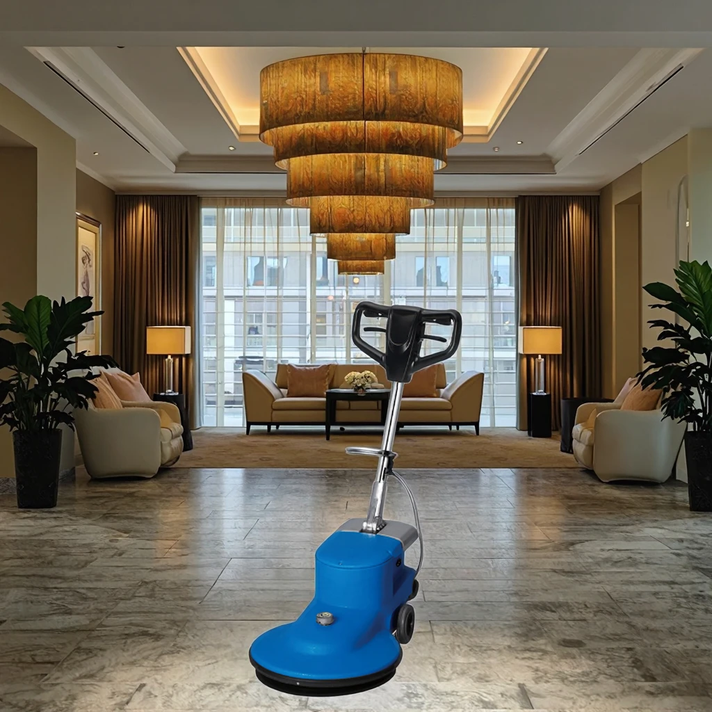 2025High-Speed Electric Burnishing Floor Polisher Blue/Grey 1500rpm 220-380v CN;GUA for Glass/Ceramic New Floor Sweeper Machine