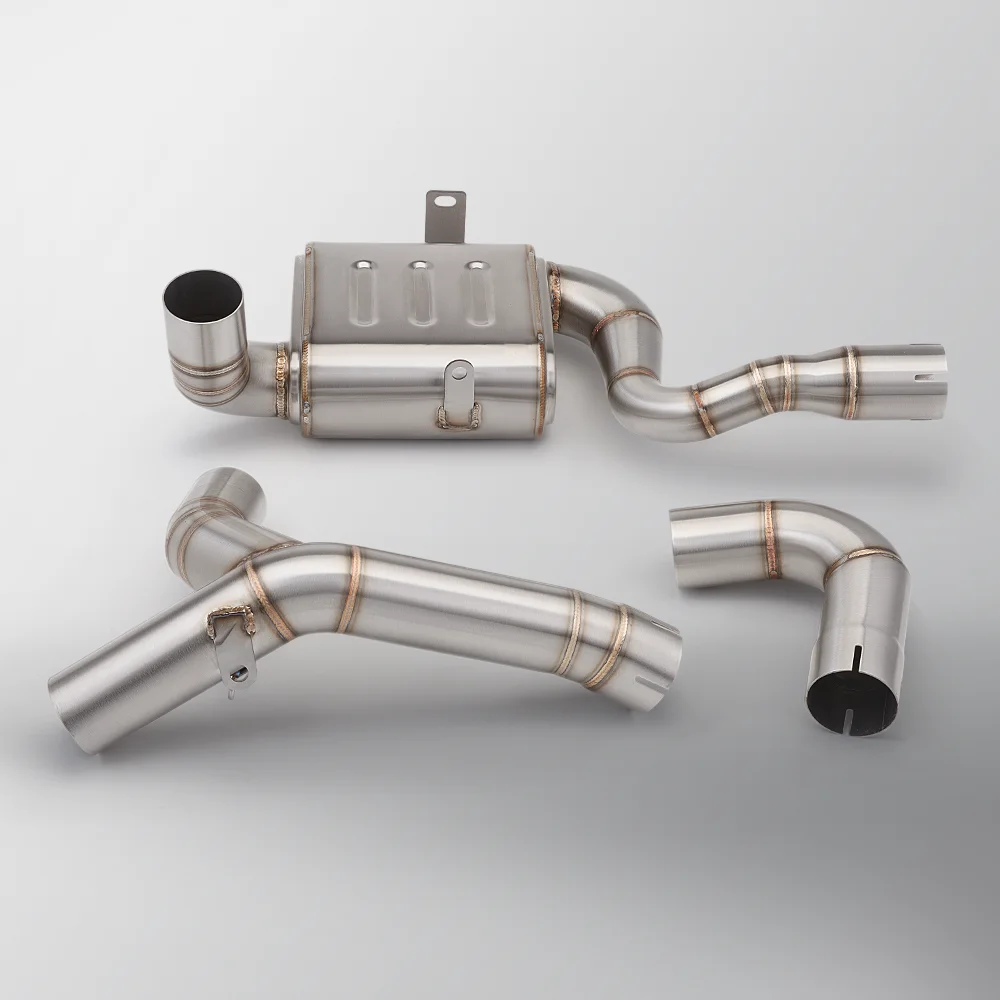 

For OIANJIANG RACE 550 Single Outlet Double Outlet 51mm Middle Section Exhaust Pipe Connection Qianjiang Sai 550 Exhaust System