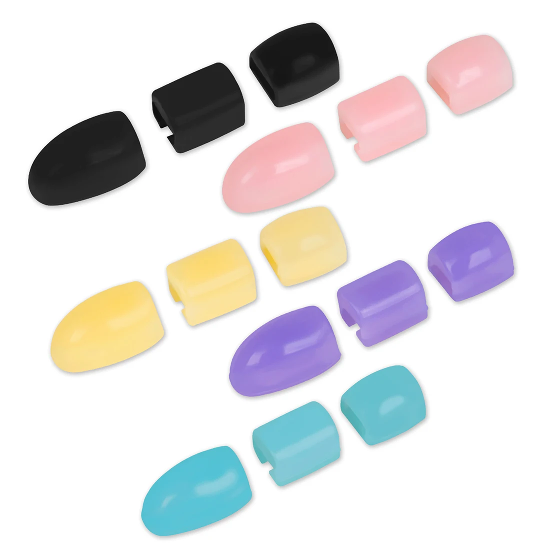 6 Pcs Saxophone Right Hand Pad Rubber Safe and Odor-free Pad for Alto/Tenor/ Saxophone Woodwind Instrument Parts & Accessories