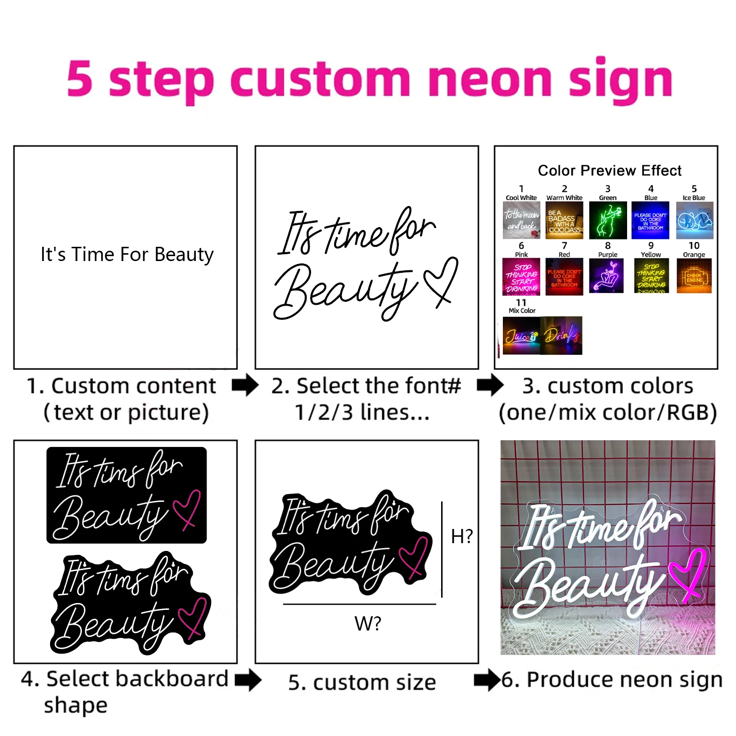 CUSTOM Neon LED ป้ายบุคลิกภาพ Room Art ตกแต่งสําหรับธุรกิจงานแต่งงานเทศกาลบาร์ส่วนตัว CUSTOM Neon Shop Decor