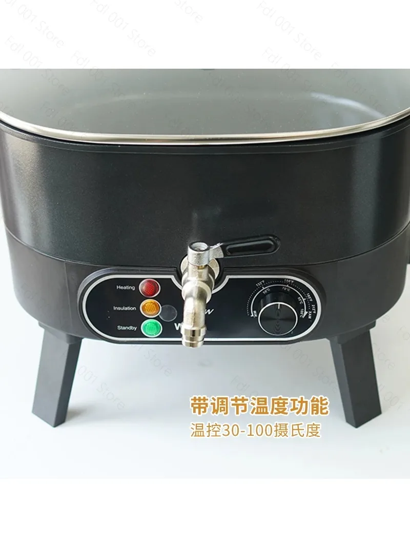 New 4-liter 6-liter wax melting bucket Team building studio DIY candle batch wax melting furnace Foldable leg faucet heating