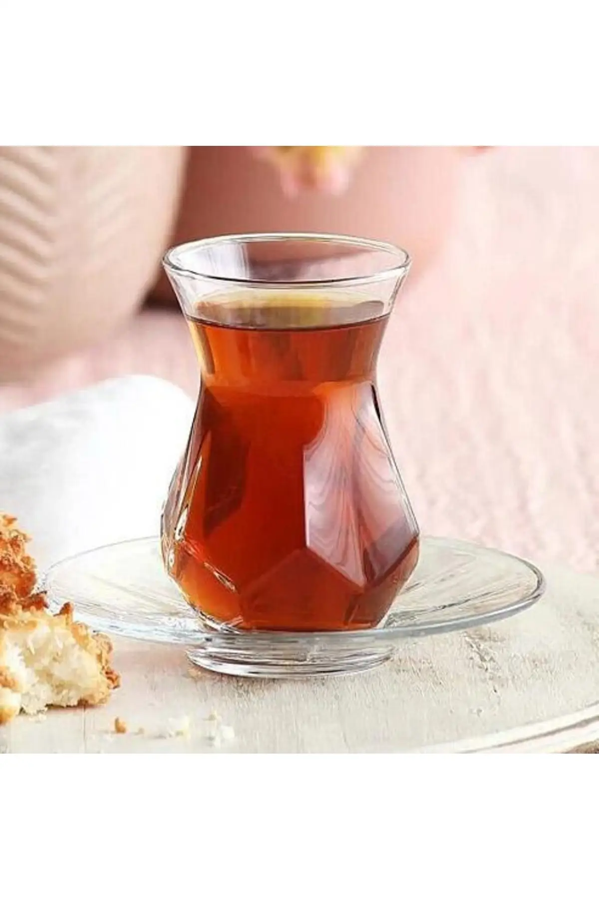 DOLBOVI Alya Tea Cup 6'lı 326 E English Tea Glass Cup