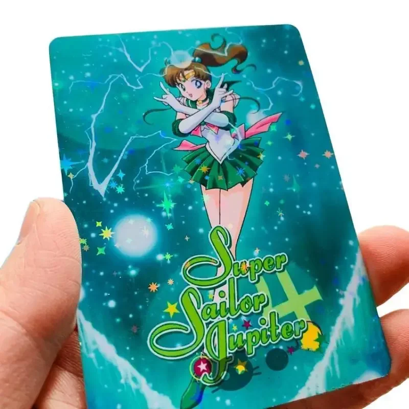 7Pcs/set Self Made Sailor Moon Sailor Saturn Aino Minako Kaiou Michiru Anime Game Characters Classic Series Collection Card Toy