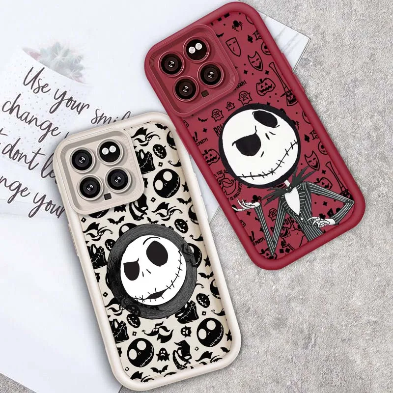 Nightmare Before Christmas For Xiaomi Mi 15 14 14T 13T 13 12 12S 12T 11i 11X 9T Pro Lite 5G Eye Ladder Soft TPU Phone Case