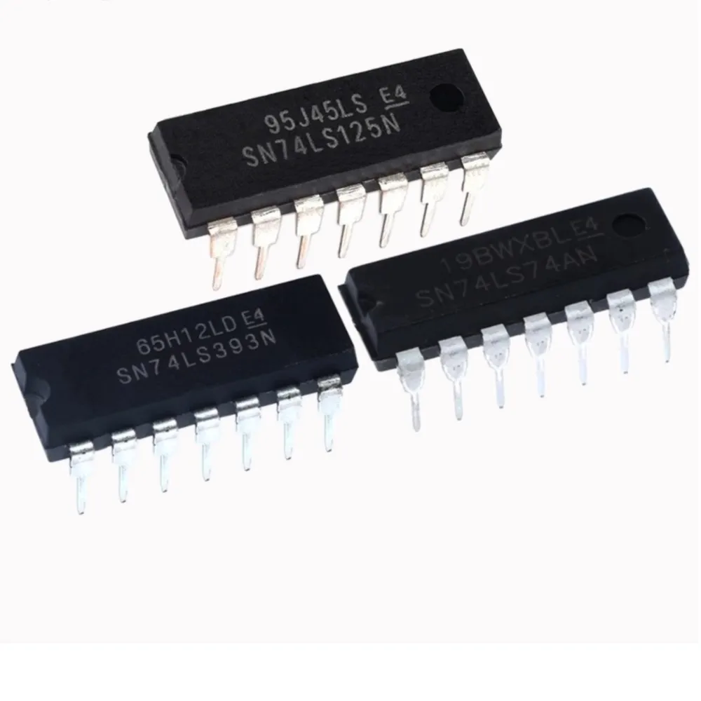 

10pcs SN74LS393N SN74LS107AN SN74LS114AN SN74LS125AN SN74LS126AN SN74LS73AN SN74LS74AN SN74LS95BN DIP-14 74LS393 74LS125 74LS74