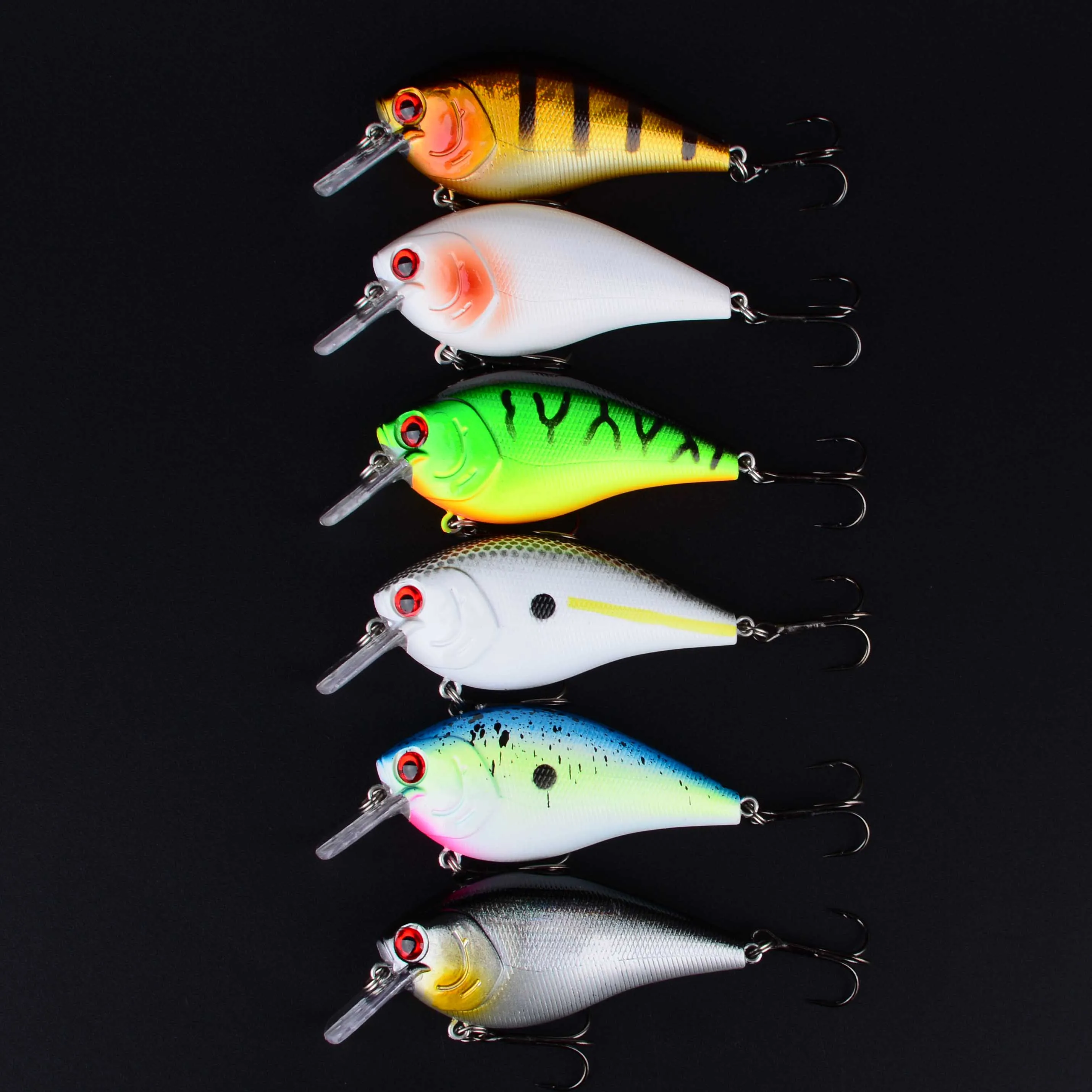 1pcs 8.5cm 15g Rattling Shallow Diving Crankbait Artificial Wobbler for Bass Pike Hard Bait Fishing Lure Tackle 6 Colors image 5