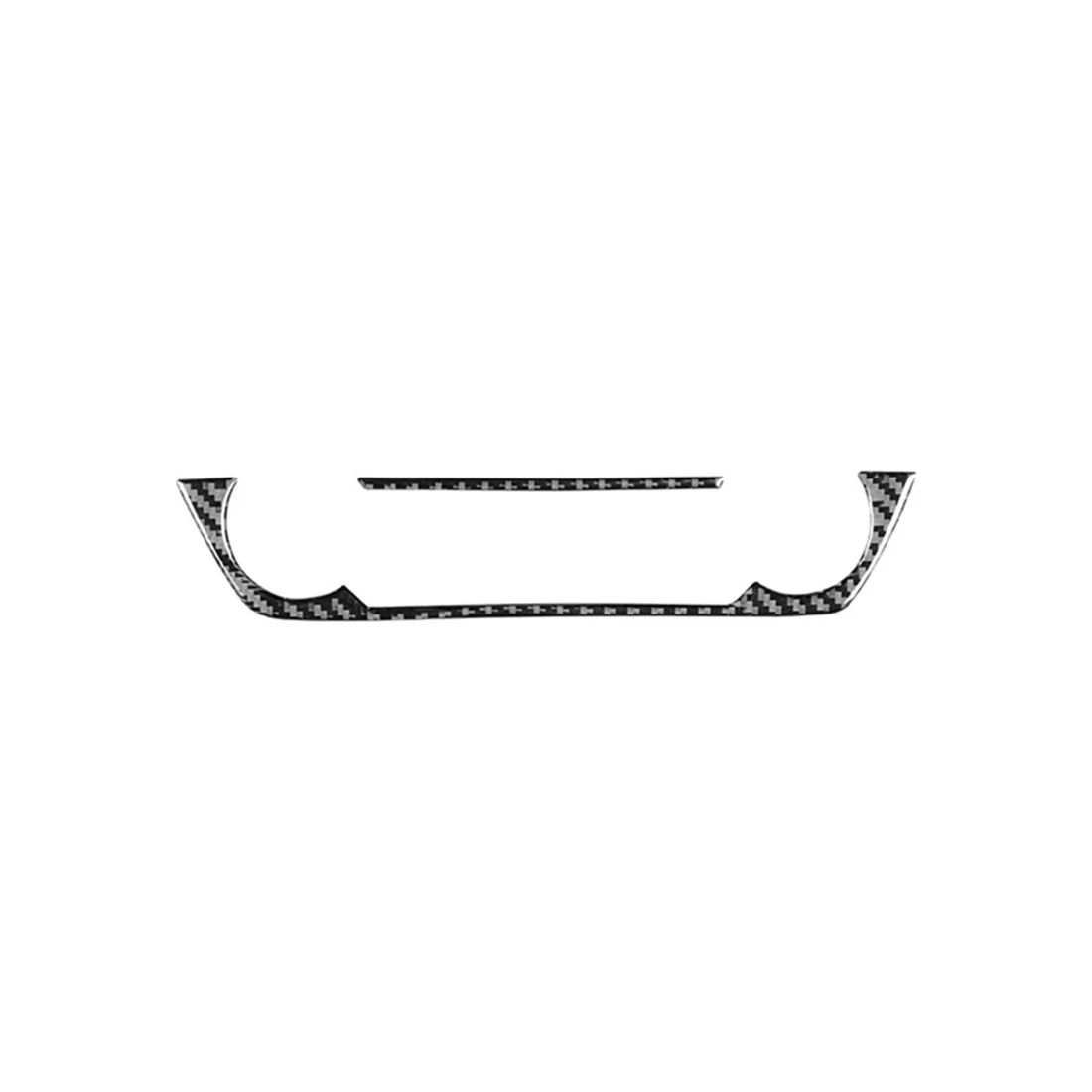 L96A Central Control Air Conditioning Switch Trim Carbon Fiber Sticker for Toyota RAV4 2014 2015 2016 2017 2018 2019 LHD