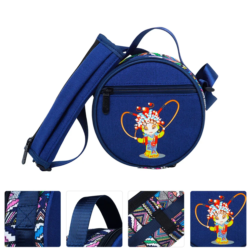 

1pc Thickened Steel Tongue Waterproof Oxford Cloth Storage Case Inner Sponge Anti Collision Add Cotton Drum Bag Music Lover Gift