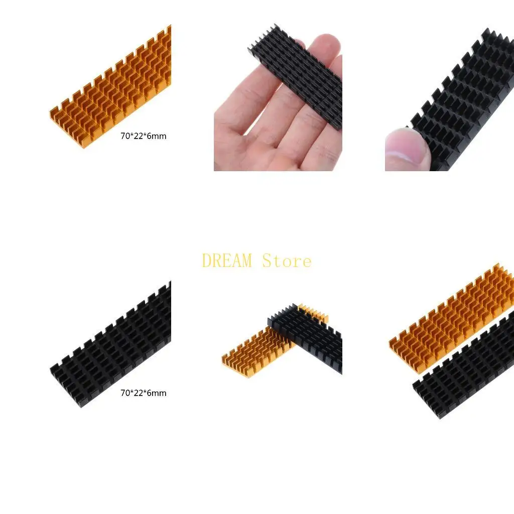 

for M.2 SSD 2280 Heatsink Thermal Cooling Pads for M2 NVMe SSD 2280 Size SSD Radiator CPU GPU Heat Sink Aluminum Alloy best sale