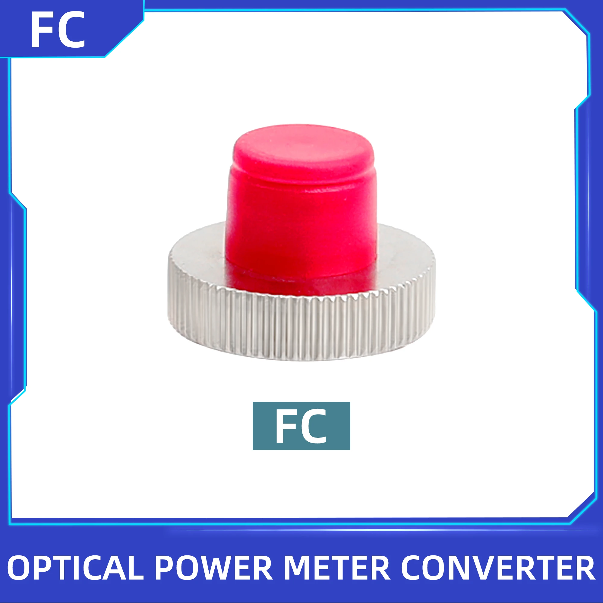 Kelushi adaptador de fonte, adaptador de alta qualidade, cabeça de troca de conversão, interface de fibra óptica fc, acessórios de conector e medidor de energia