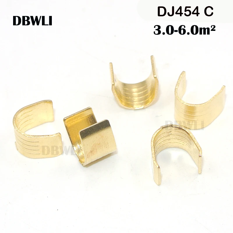 100 Stks/partij DJ454A/B/C/D /T U-Vormige Terminal Tab Koude Inserts Connectors/terminal Connector Kabel/Draad Kabelschoen, 1-10mm2