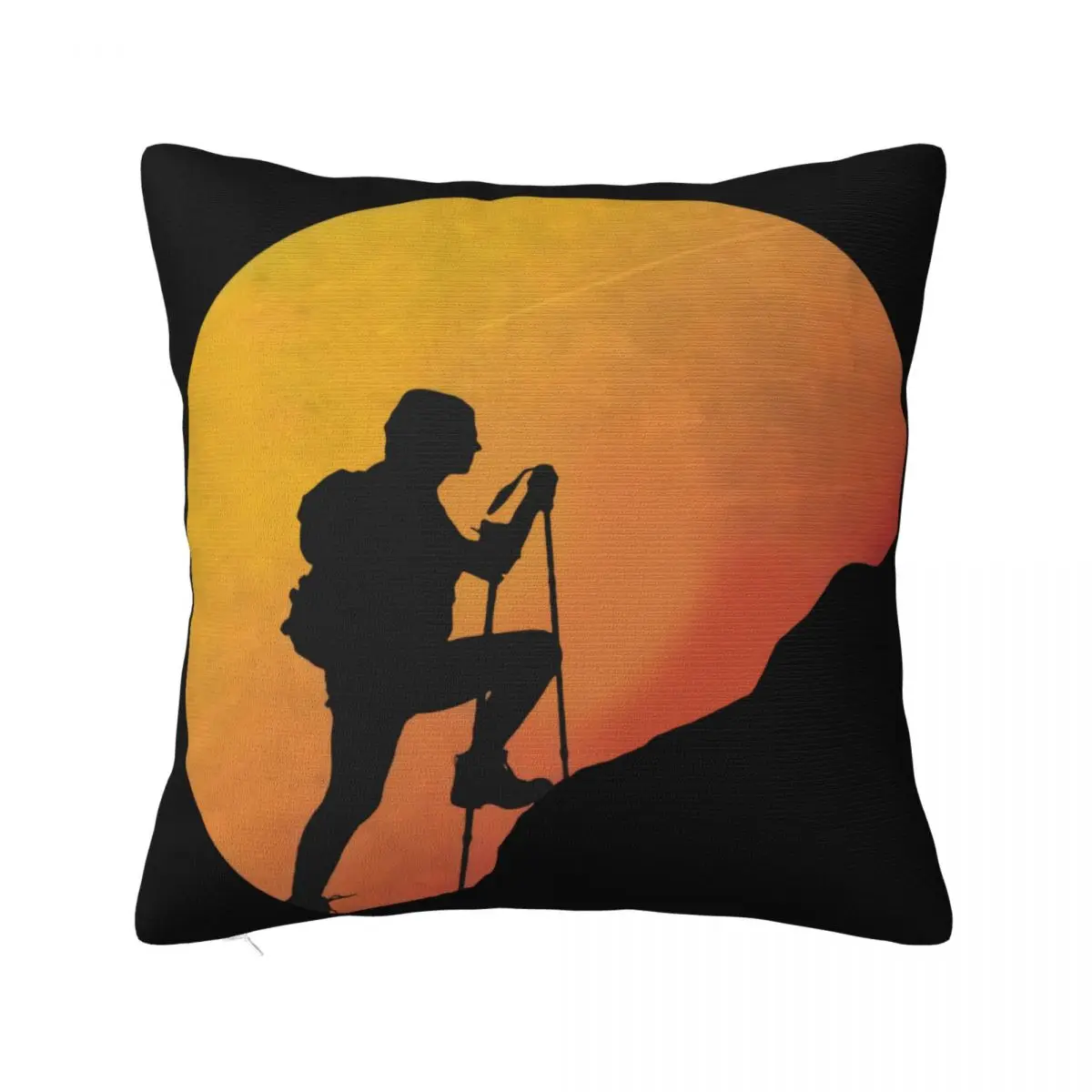 Trend Hiking Exploring Nature Swea Mens Graphic Cotton T Swea Round New Print Pillow Case