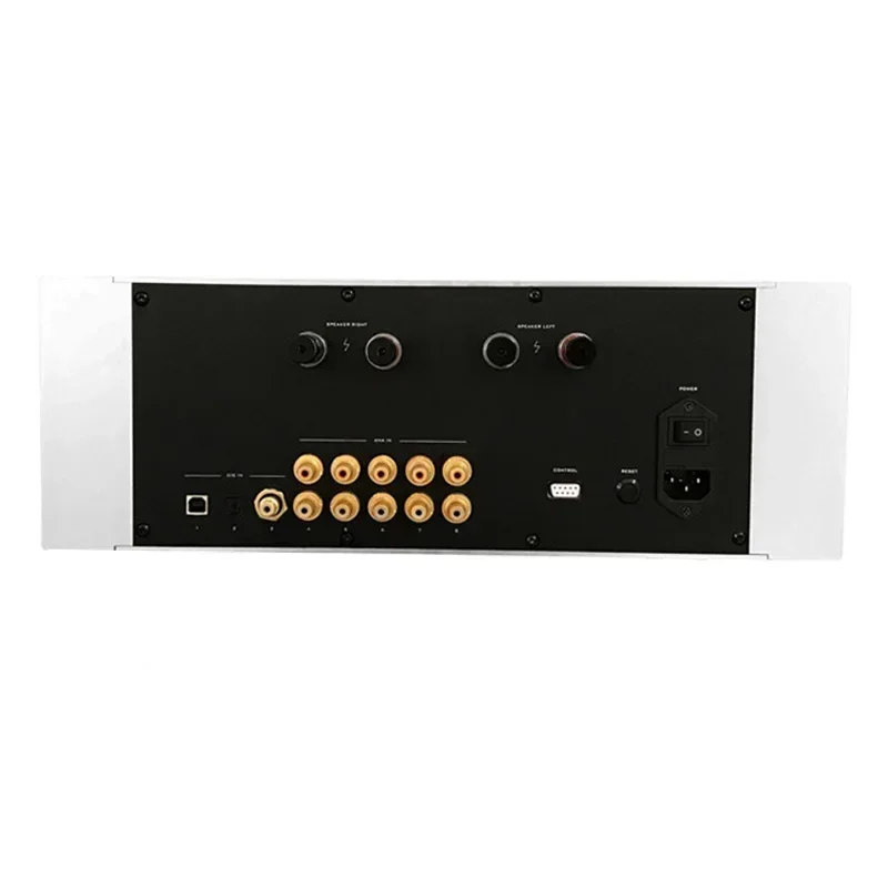 250W * 2 Replika Goldmund Telos590 Penguat Daya Daya Daya Tinggi Serat Usb Koaksial Input RCA HIFI Amp Audio Amplifier Stereo Kelas Atas