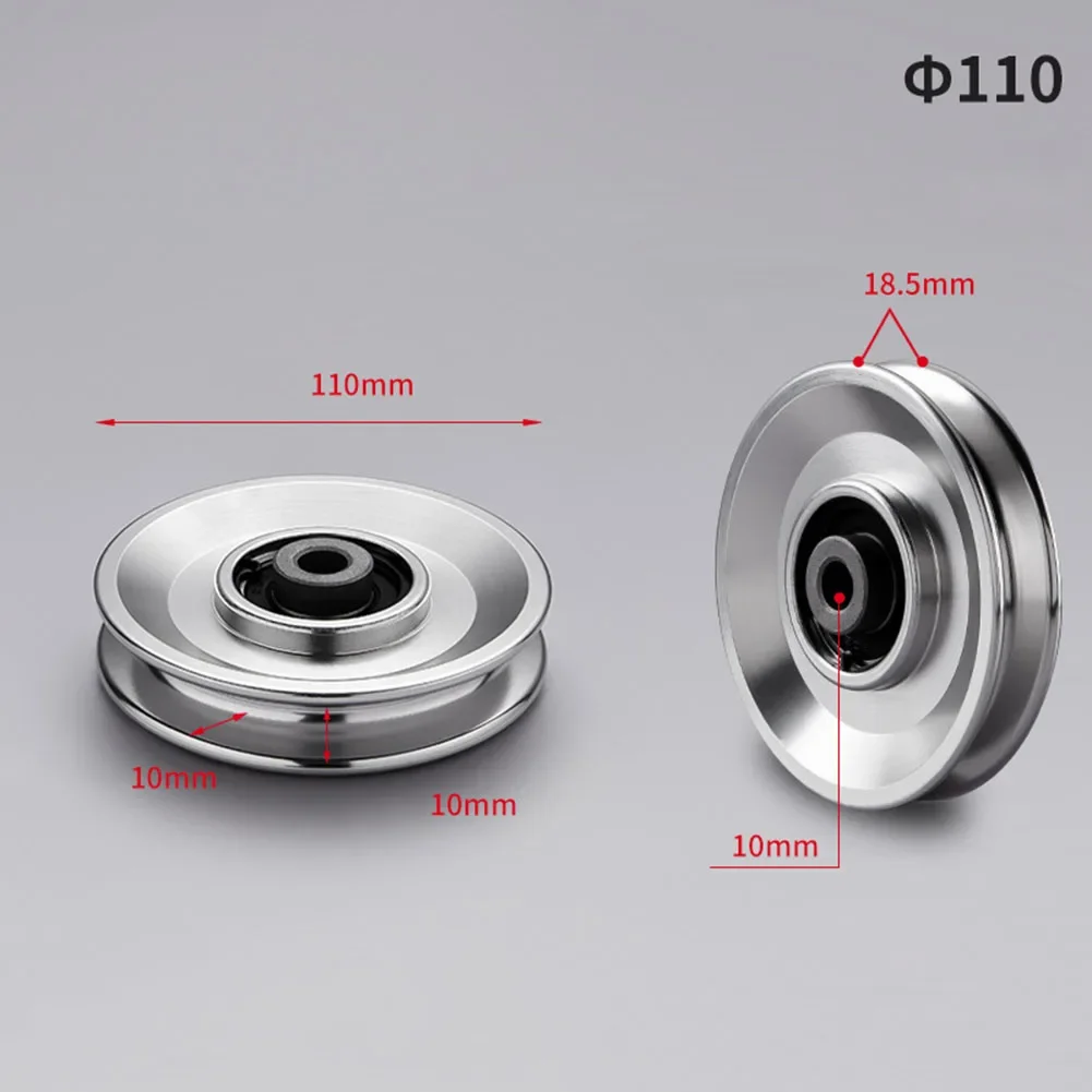 Aluminum Alloy Pulley Wheel  Roller Workout Pulley Wheel For Pulley Block 6202RS Bearing Al6061 Fitness Equipment Accessories