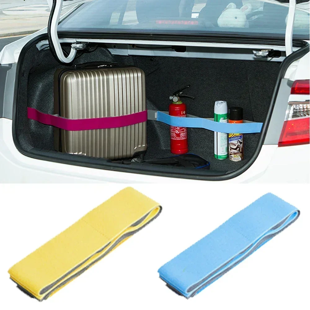 1pcs Universal Interior Accessories Magic Sticker Car Stowing Band Tidying Belt Auto Organizer Storage Strap New