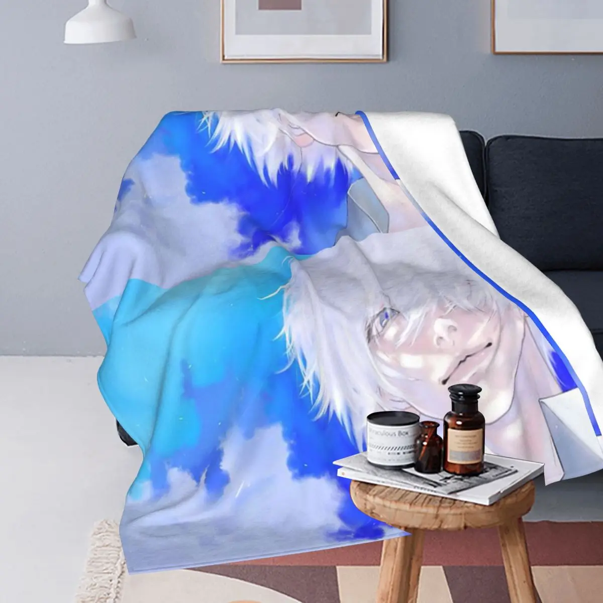 Anime Tokyo Ghoul Blankets Soft Warm Flannel Throw Blanket Cover for Bed Travel Home Sofa