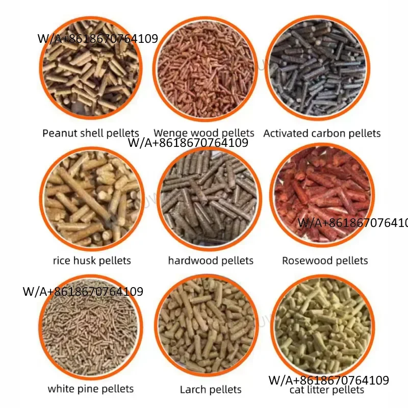 Industrial Stainless Steel 1.5t/h Wood Sawdust Rice Husk Ring Die Automatic Biomass Pellet Machine Gearbox Reducer Pure Motor