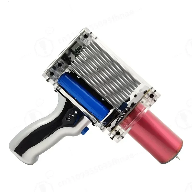 80W 6A Tesla Coil Gun Portable Handheld Tesla Coil High Voltage Generator Artificial Lightning Tesla Coil BB