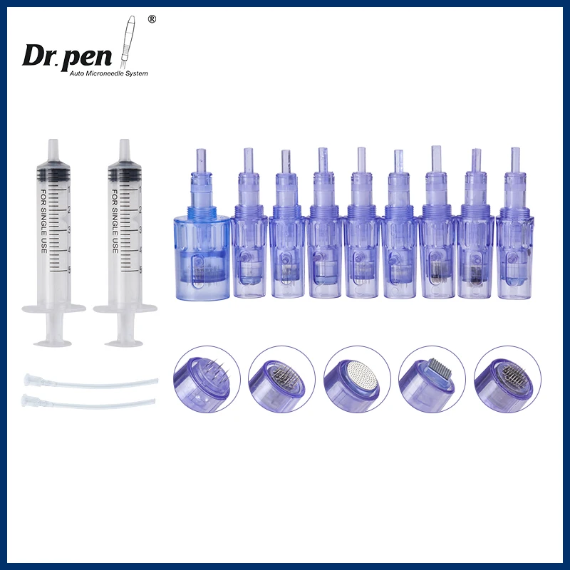 10 PCS Mesotherapy MTS Cartridge Work for Wireless 2 in 1 Injector Pen