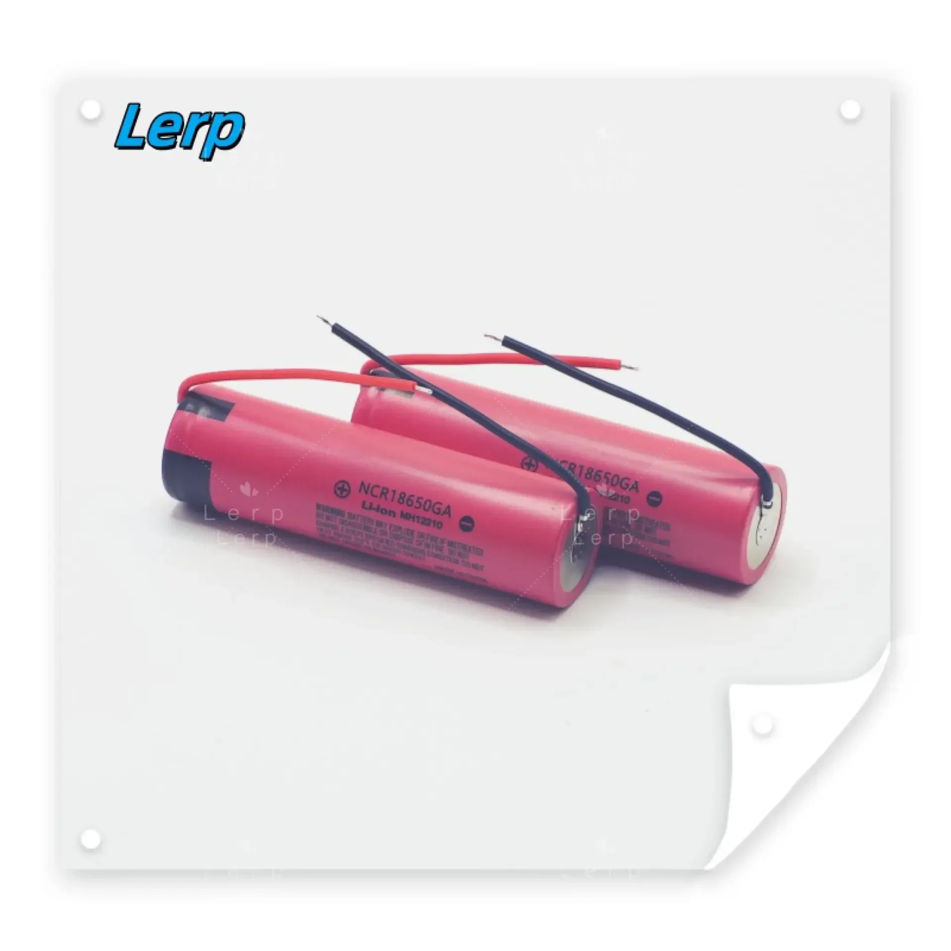 100% Safe and Durable, Real Capacity 3.7V 18650 3500 mAh Llithium-Ion NCR18650GA Rechargeable Multifunctional Battery+wire